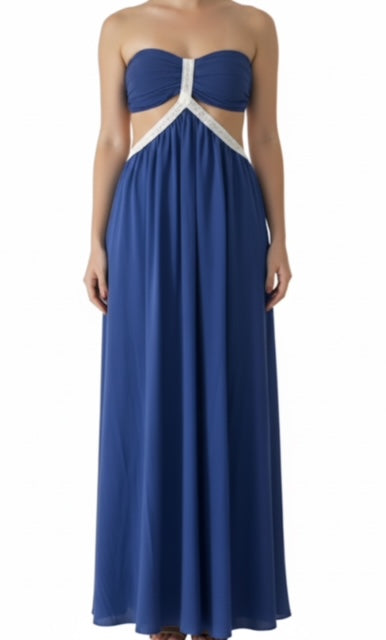 Kayla Maxi Dress in Cobalt Blue