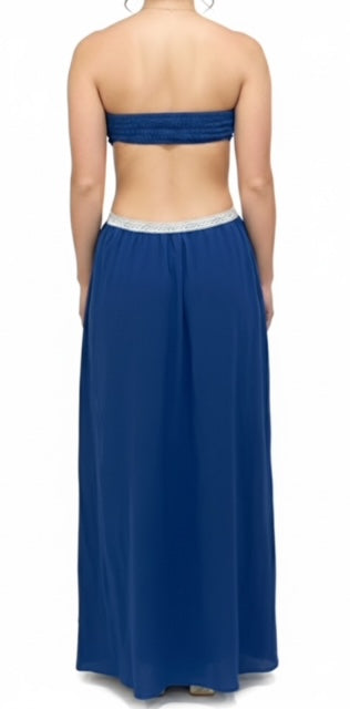 Kayla Maxi Dress in Cobalt Blue